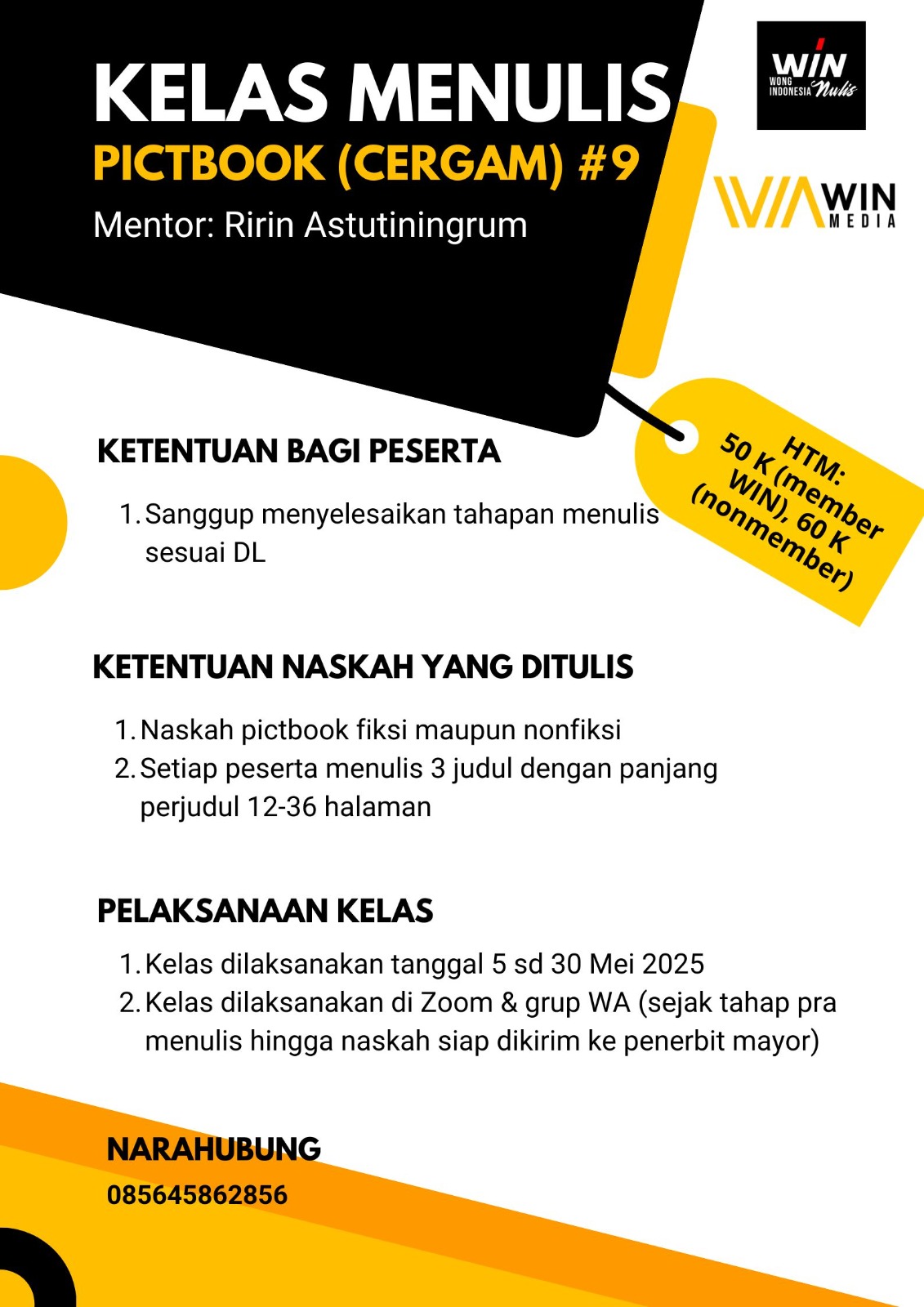 Kelas Menulis Pictbook (Cergam) #9