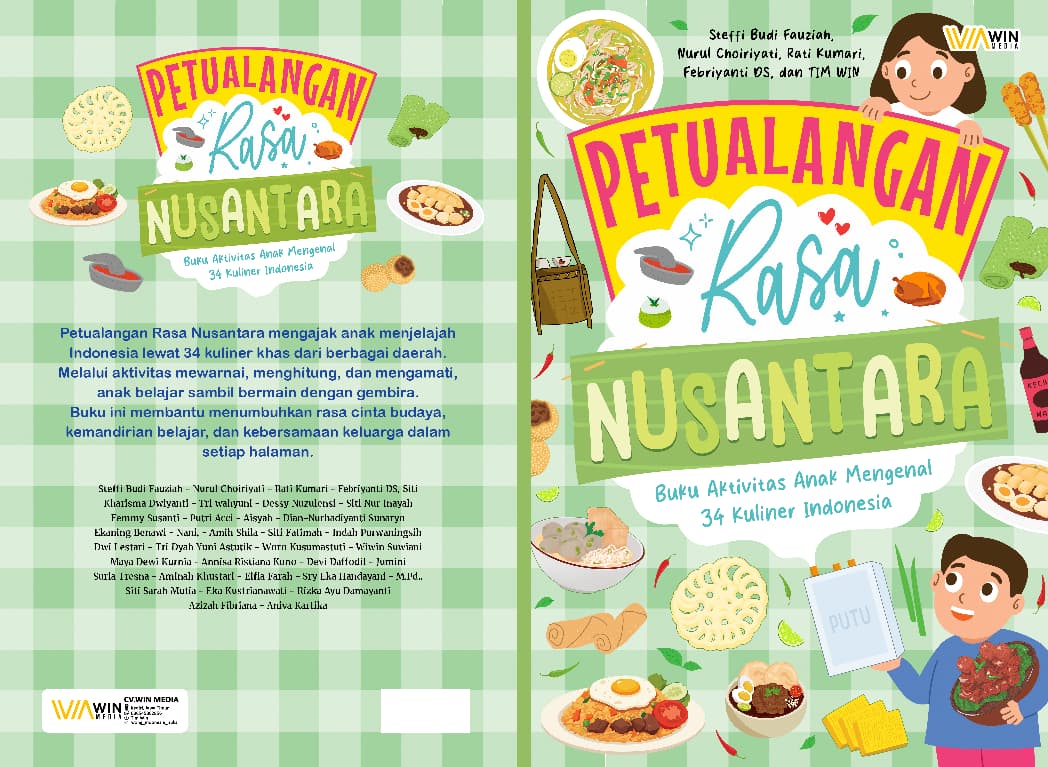 Petualangan Rasa Nusantara;Buku Aktivitas Anak Mengenal 34 Kuliner Indonesia